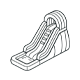 Inflatable Slides icon - Large inflatable water slide with splash pool at the bottom