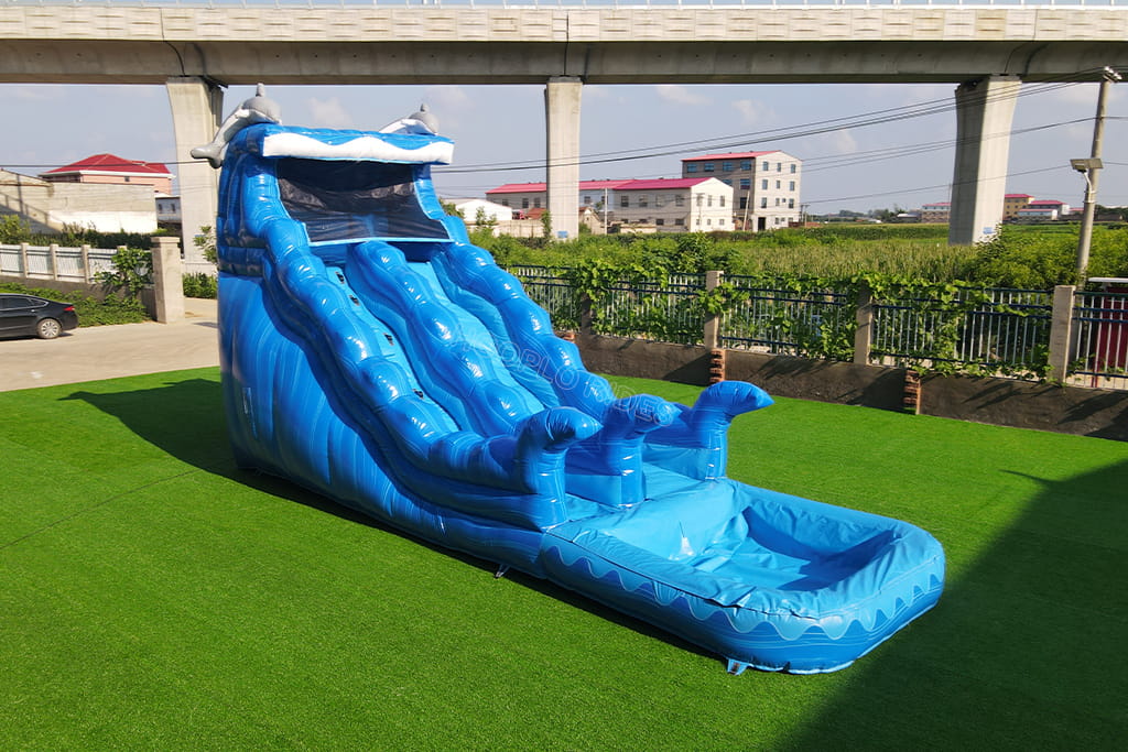 Dolphin Wave Inflatable Water Slide