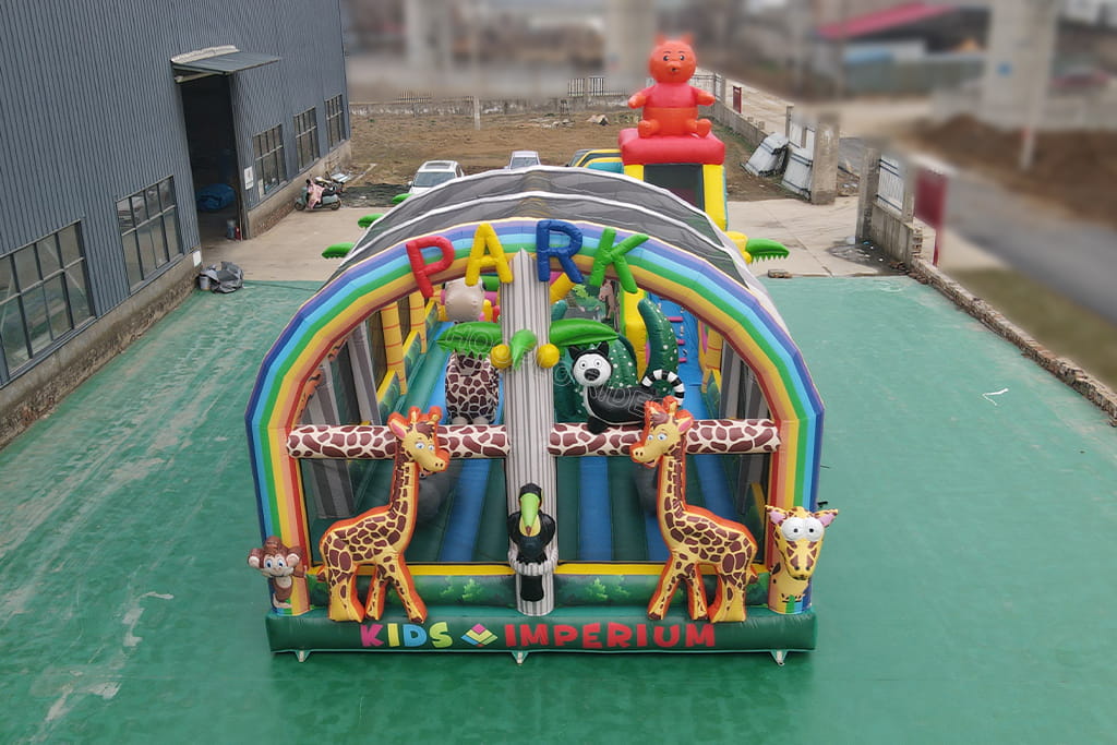 Mini Jungle Park Inflatable Obstacle Course