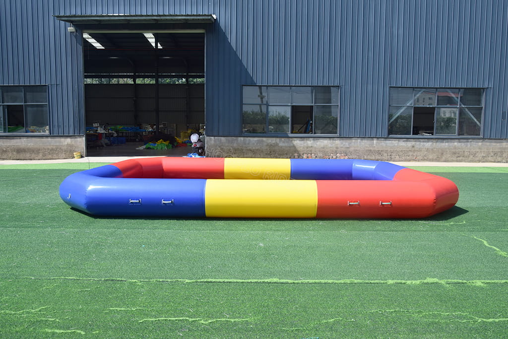 Rectangular Color Block Inflatable Water Pool For Kids